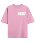 Baby Pink Oversized T-Shirt Front Design