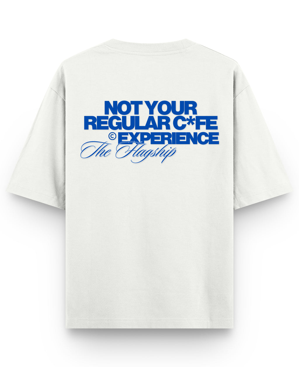 Off White Oversized T-shirt Back Design