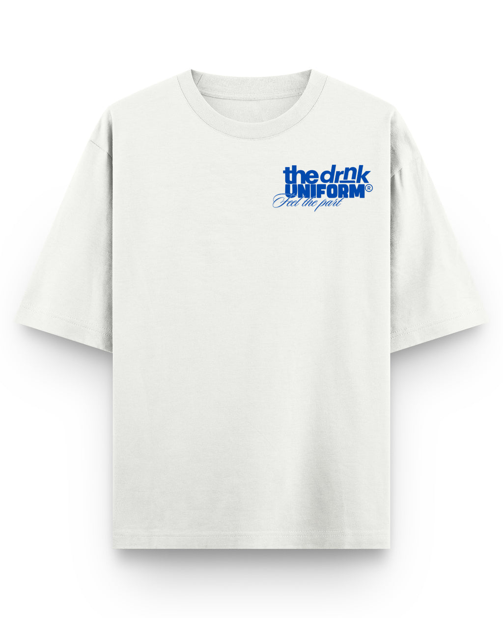 Off White Oversized T-shirt Front Design