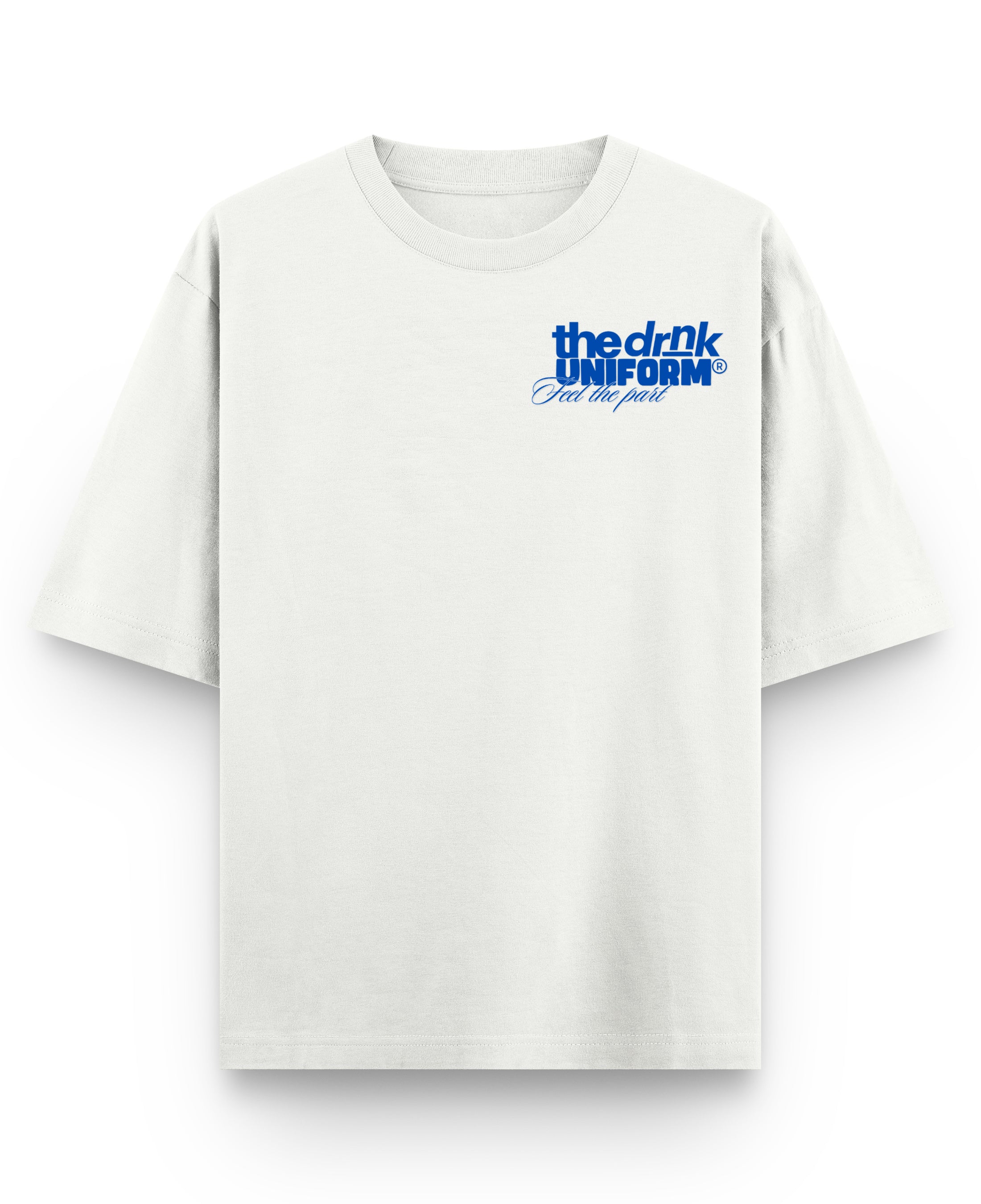 Off White Oversized T-shirt Front Design